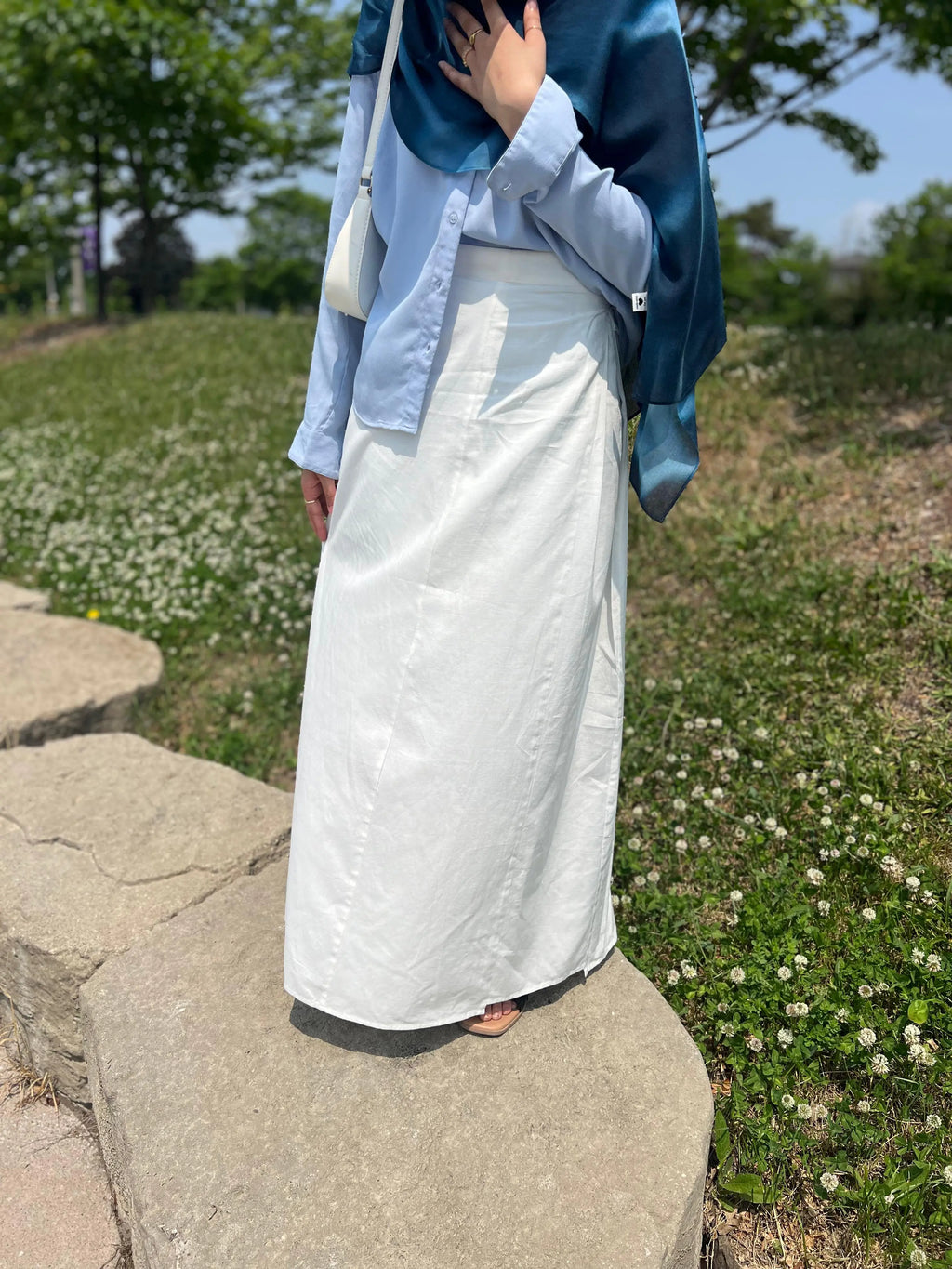Ayra lined straight skirt