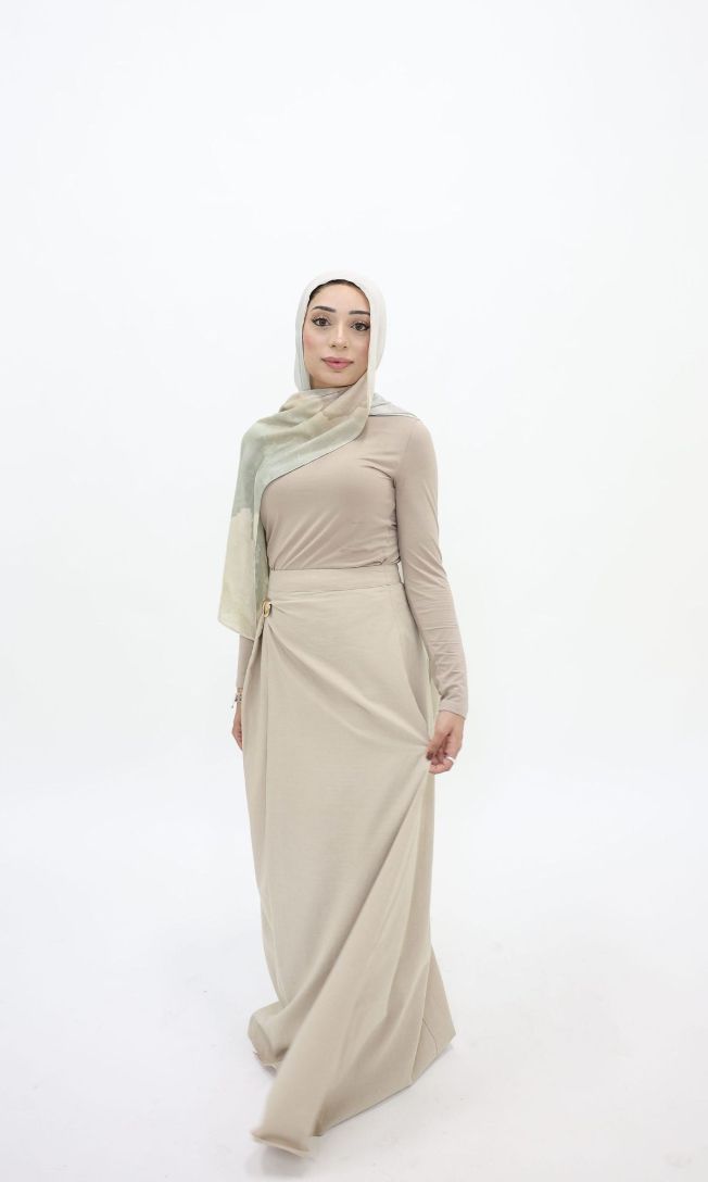 Ayra lined straight skirt