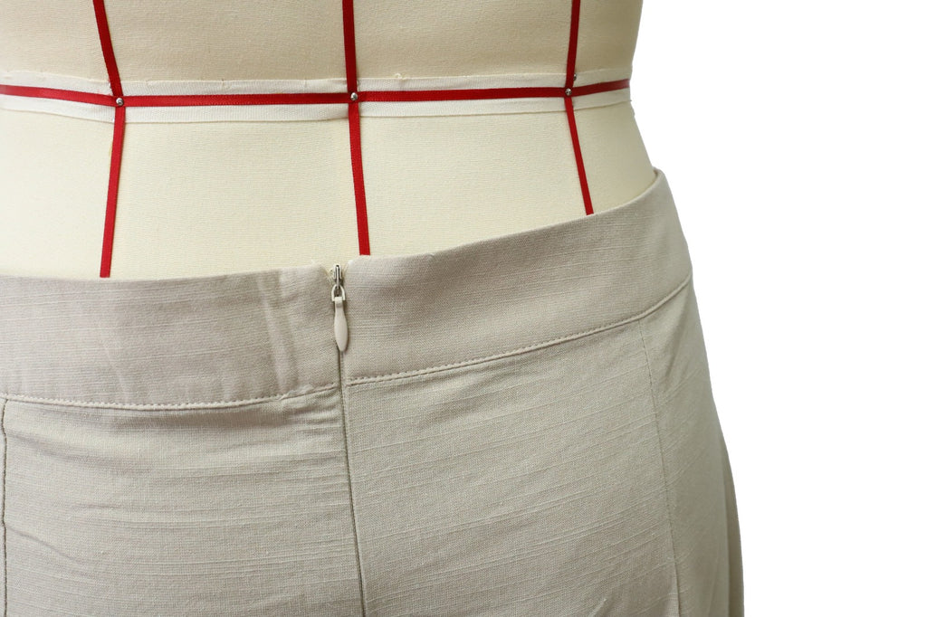 Ayra lined straight skirt